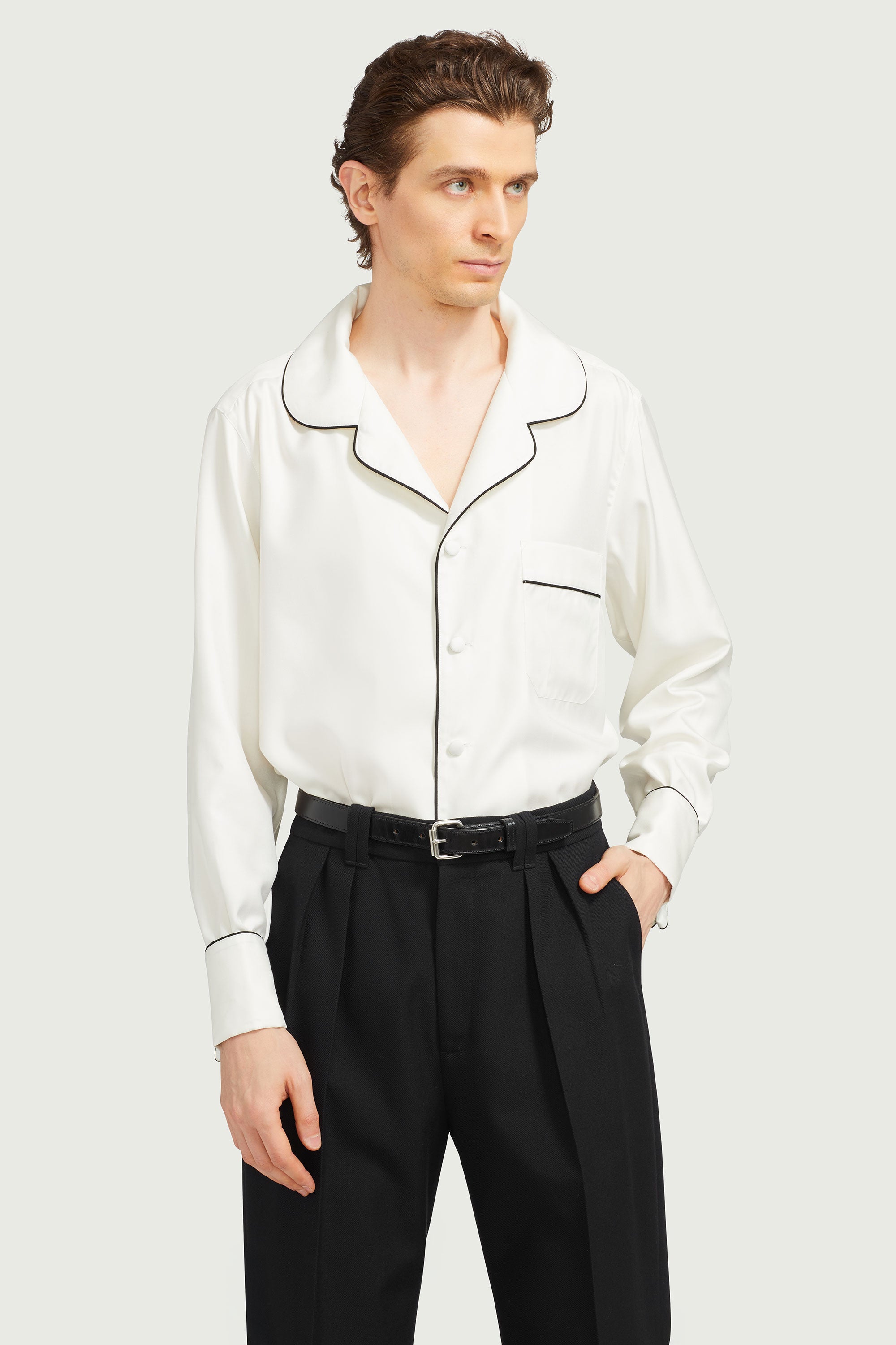 Lounge Shirt in Silk