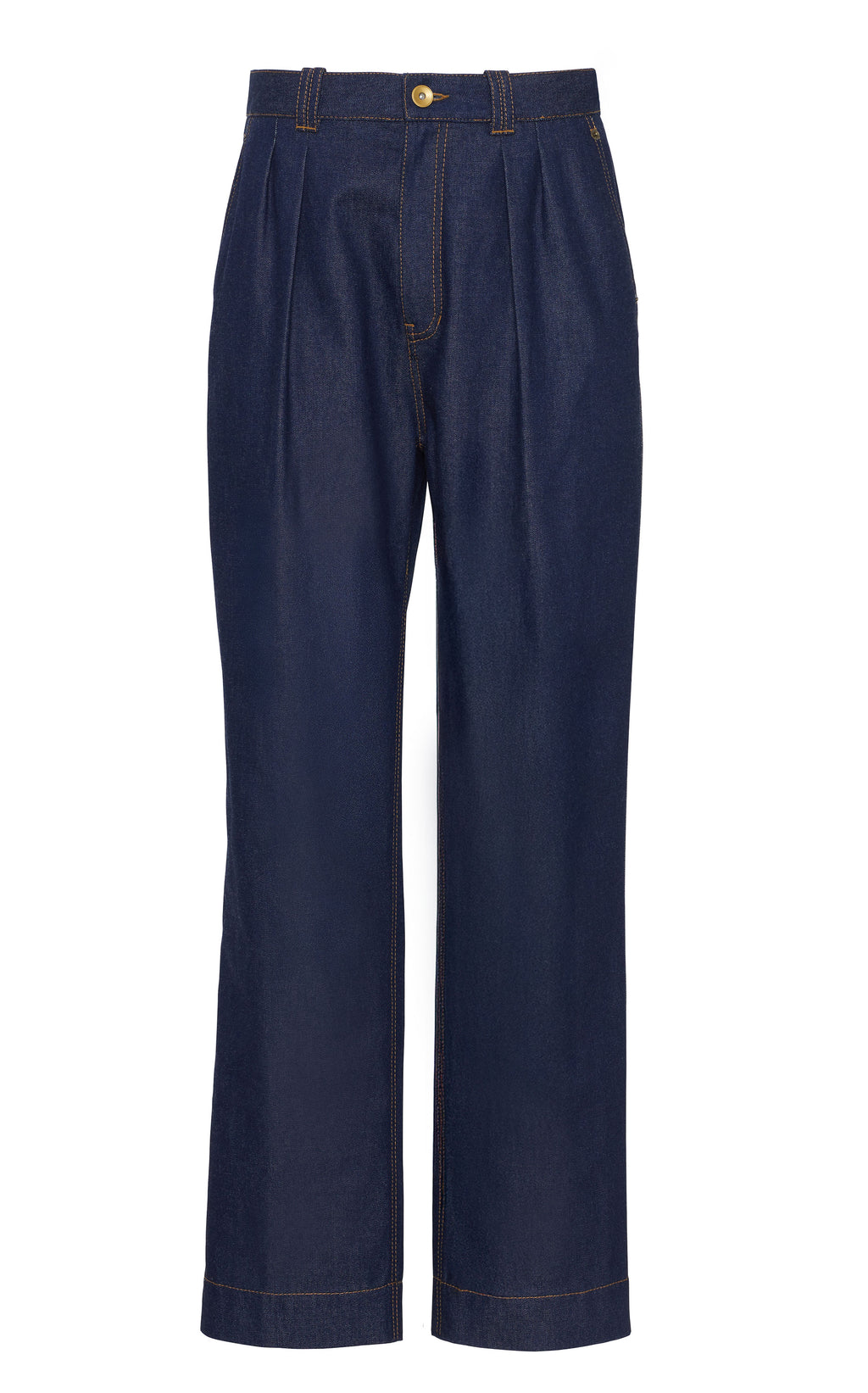 Pleated Jeans