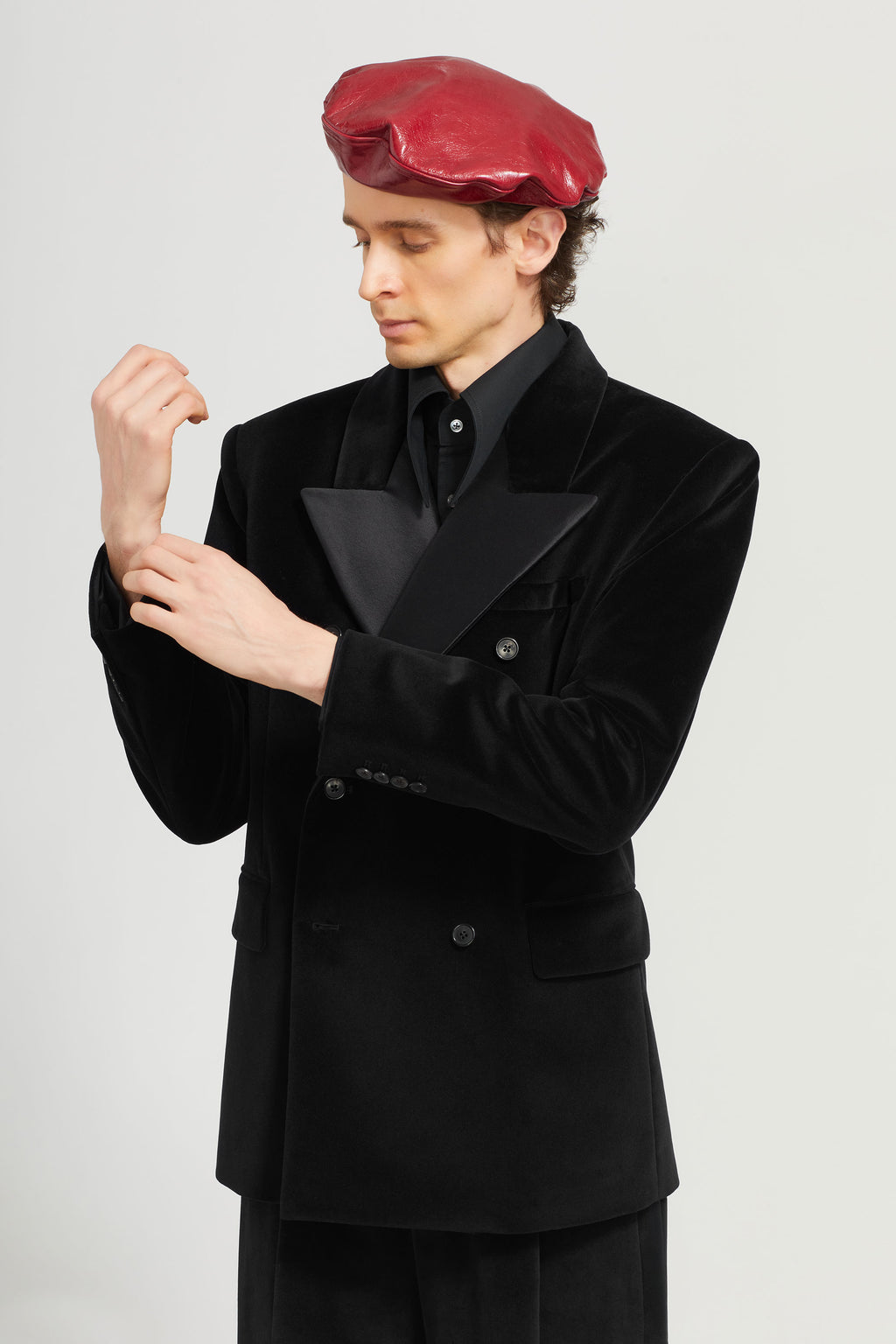 Leather Beret