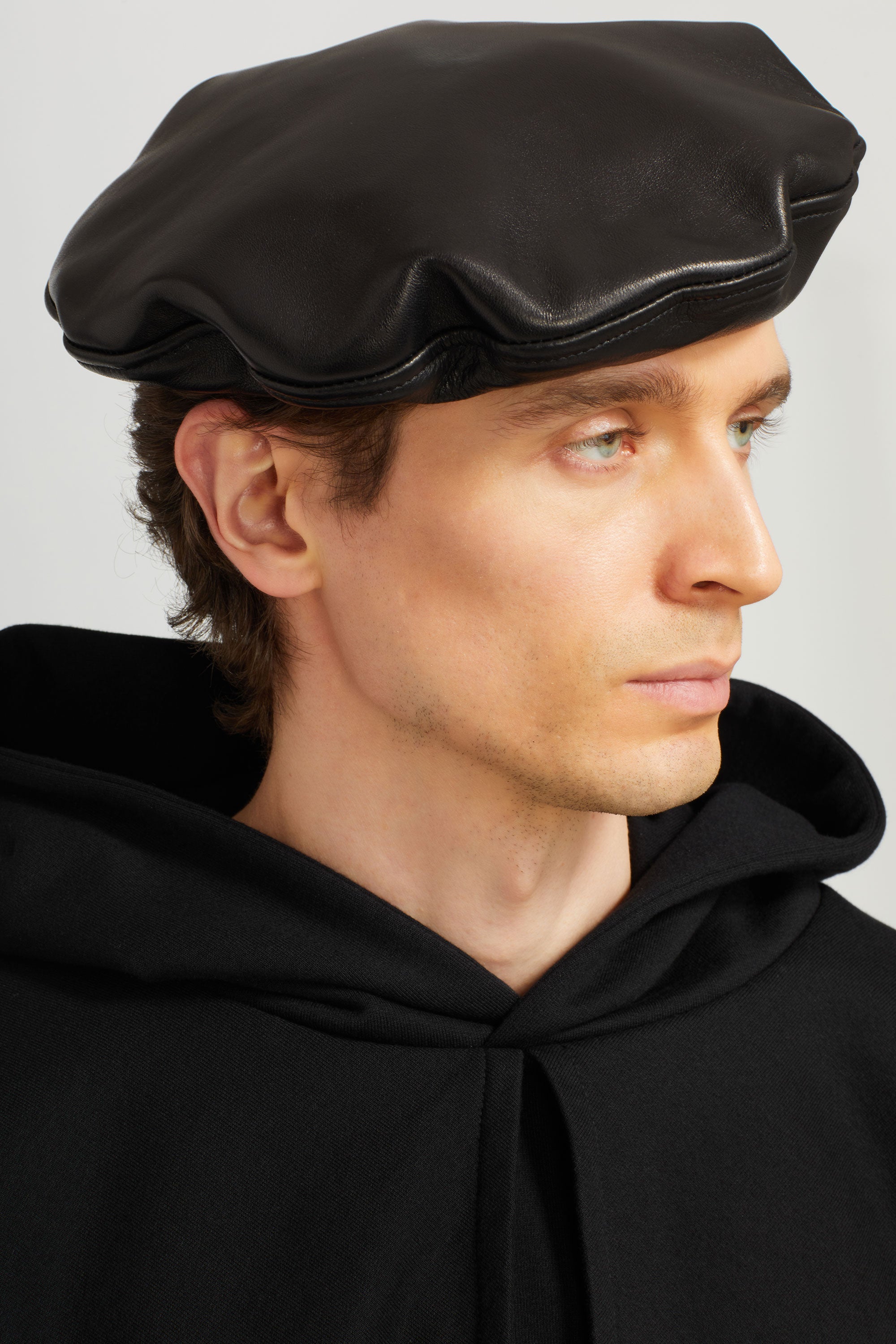 Leather Beret